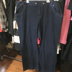 Venezia/Lane Bryant dark denim jeans/stretch trous